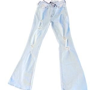 Almost Famous High Rise Flared leg jeans.
